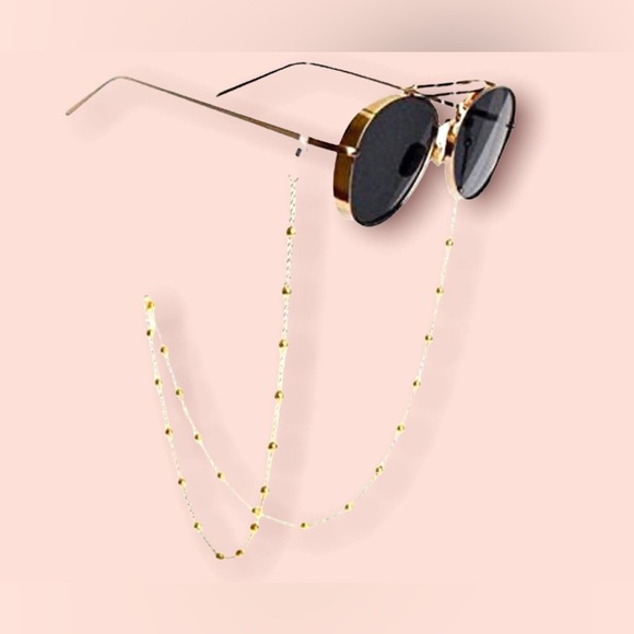 Vintage Eyewear Cord Straps Beaded Chain Holder Lot Fits Most All! - Picture 4 of 11